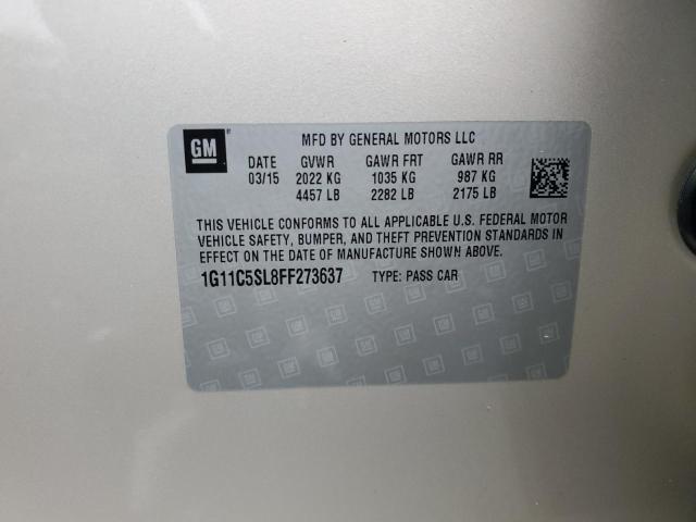 2015 CHEVROLET MALIBU 1LT - 1G11C5SL8FF273637