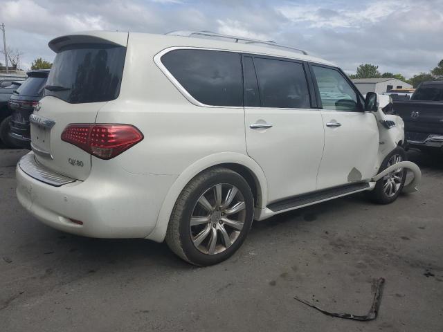 INFINITI QX80 2014 white  gas JN8AZ2NC7E9351553 photo #4