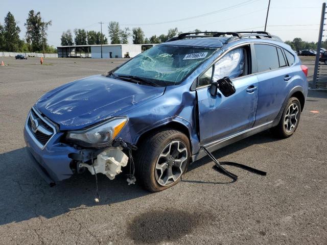 SUBARU XV CROSSTR 2014 blue  gas JF2GPAGC7EH341776 photo #1