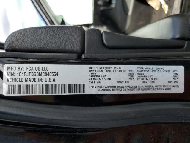 2021 JEEP GRAND CHER - 1C4RJFBG3MC840554