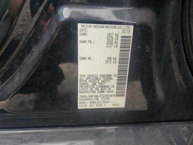 2016 NISSAN ALTIMA 2.5 - 1N4AL3AP1GN350099