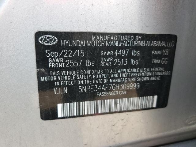 2016 HYUNDAI SONATA SPO - 5NPE34AF7GH309999