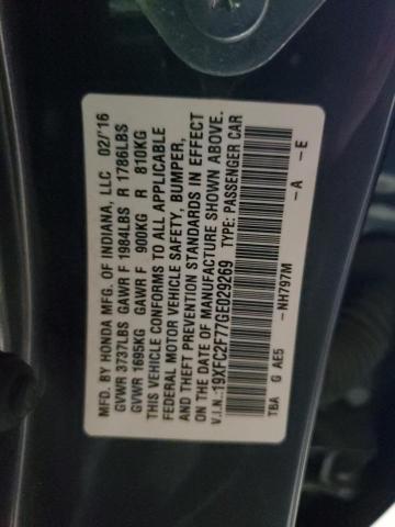 2016 HONDA CIVIC EX - 19XFC2F77GE029269