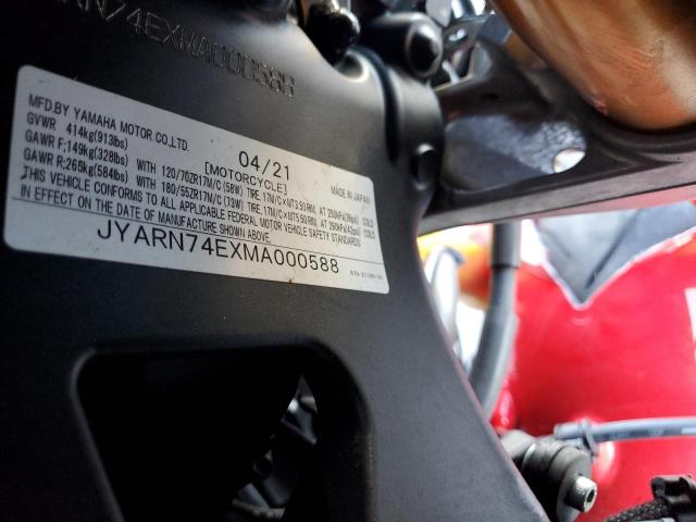 2021 YAMAHA MTT09 GT - JYARN74EXMA000588