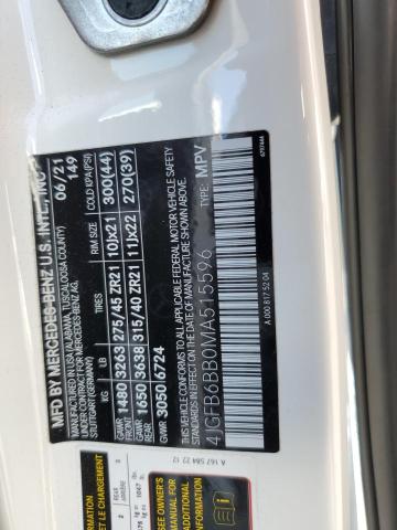2021 MERCEDES-BENZ GLE AMG 53 4JGFB6BB0MA515596