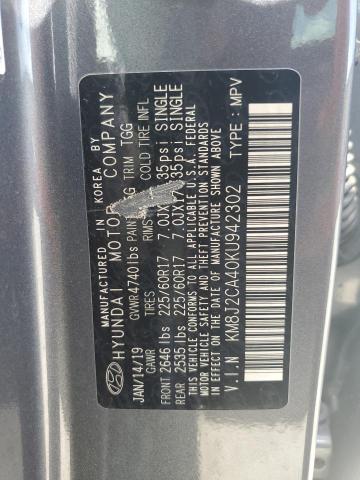 2019 HYUNDAI TUCSON SE - KM8J2CA40KU942302