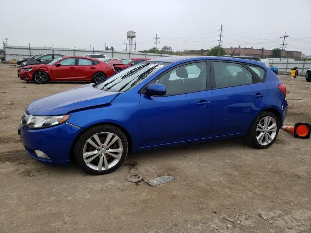 KIA FORTE SX 2011 blue  gas KNAFW5A31B5363540 photo #1