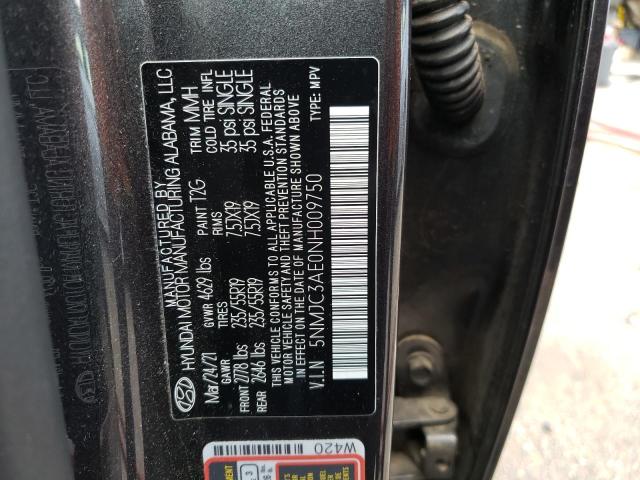 2022 HYUNDAI TUCSON SEL - 5NMJC3AE0NH009750