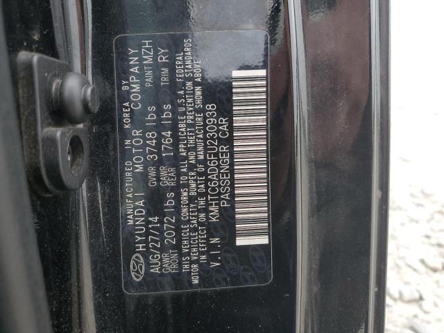 2015 HYUNDAI VELOSTER - KMHTC6AD6FU230938