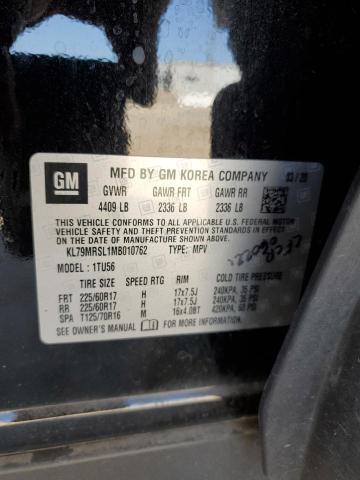 2021 CHEVROLET TRAILBLAZE - KL79MRSL1MB010762