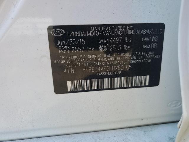 2015 HYUNDAI SONATA SPO - 5NPE34AF5FH260185