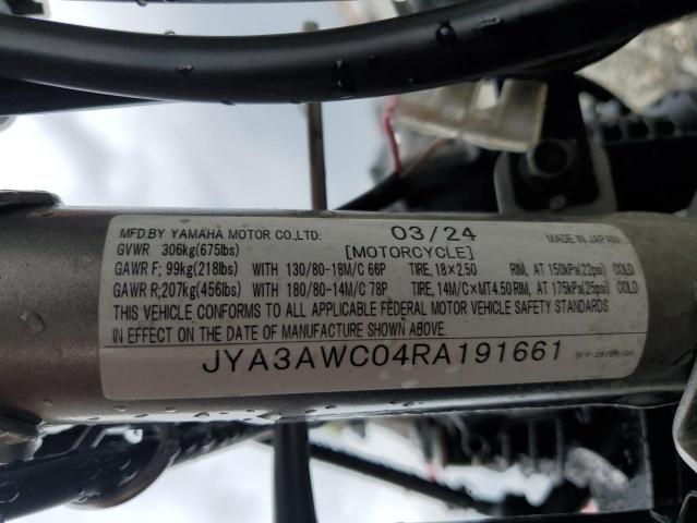 2024 YAMAHA TW200 JYA3AWC04RA191661
