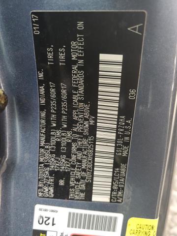 2017 TOYOTA SIENNA XLE 5TDYZ3DCXHS825115
