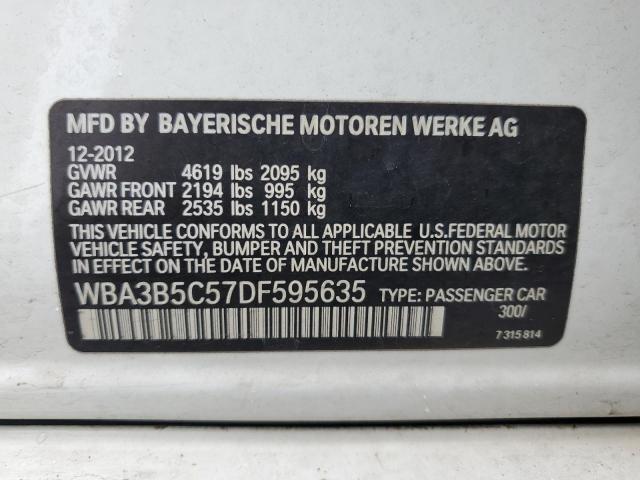 VIN WBA3B5C57DF595635 2013 BMW 3 Series, 328 Xi Sulev no.12