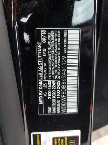 2019 MERCEDES-BENZ C 300 - WDDWF8DB8KR461129