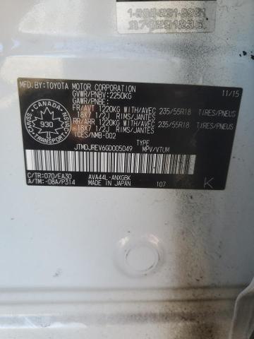 2016 TOYOTA RAV4 HV LI - JTMDJREV6GD005049