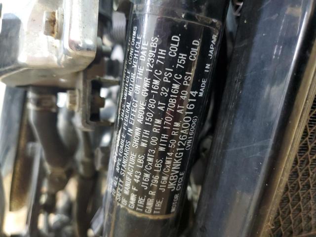 2006 KAWASAKI VN1600 G - JKBVNKG126A001614