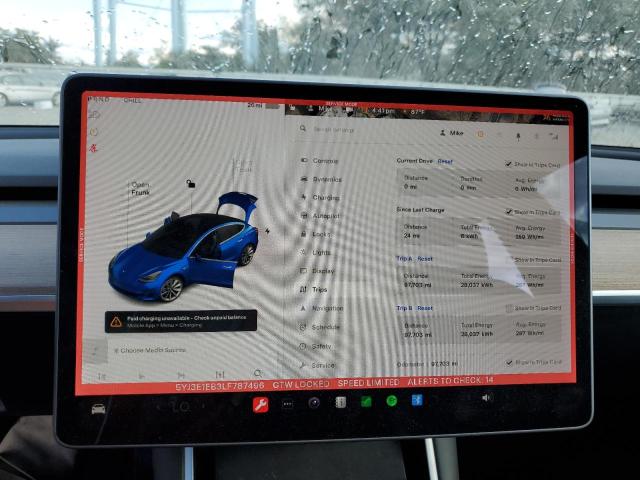 2020 TESLA MODEL 3 - 5YJ3E1EB3LF787496