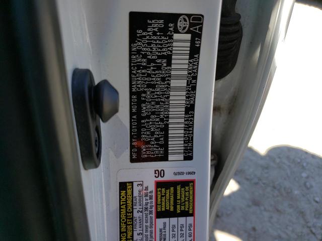 2016 TOYOTA COROLLA L - 2T1BURHE1GC733109