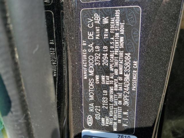 2021 KIA FORTE FE - 3KPF24AD8ME358084