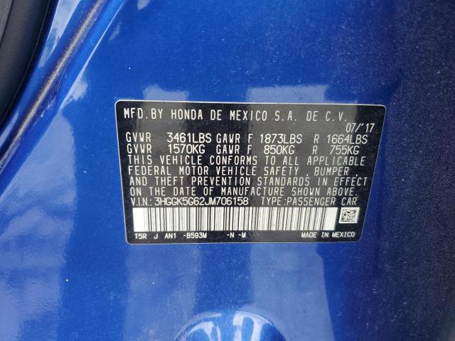 2018 HONDA FIT SPORT - 3HGGK5G62JM706158