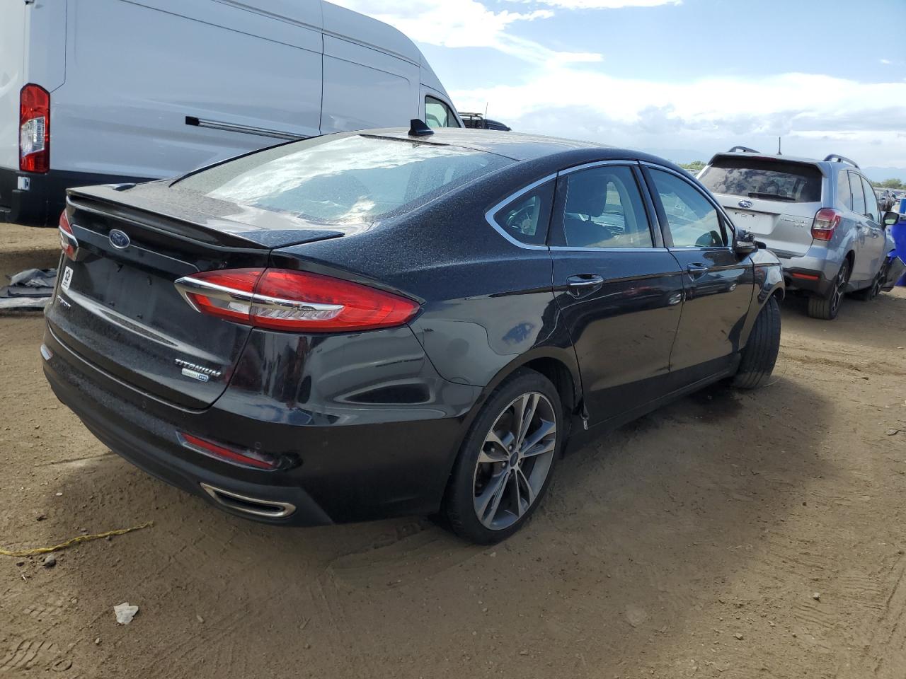 Lot #3004365722 2020 FORD FUSION TIT