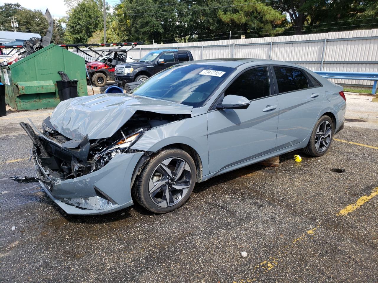 Lot #2962513735 2021 HYUNDAI ELANTRA SE