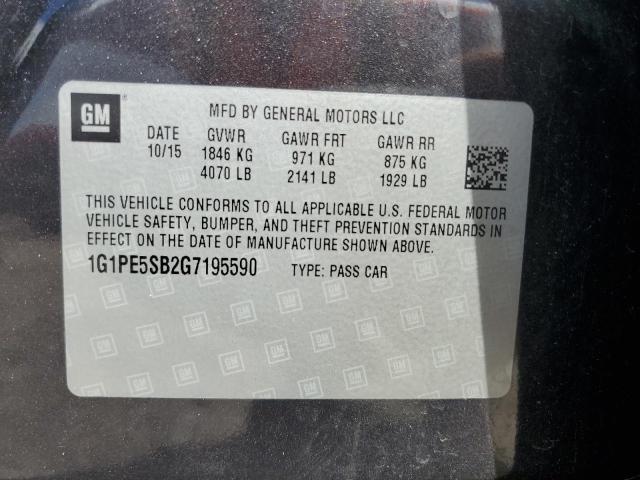 2016 CHEVROLET CRUZE LIMI - 1G1PE5SB2G7195590
