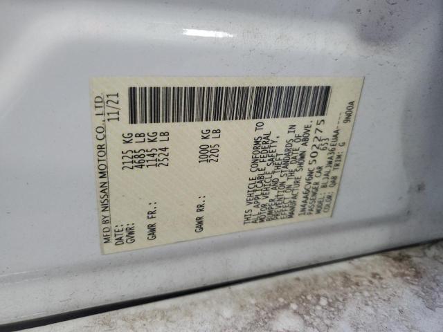 2022 NISSAN MAXIMA SV - 1N4AA6CV6NC502275