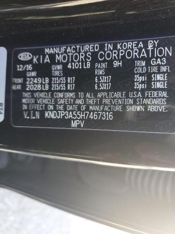 VIN KNDJP3A55H7467316 2017 KIA Soul, + no.12