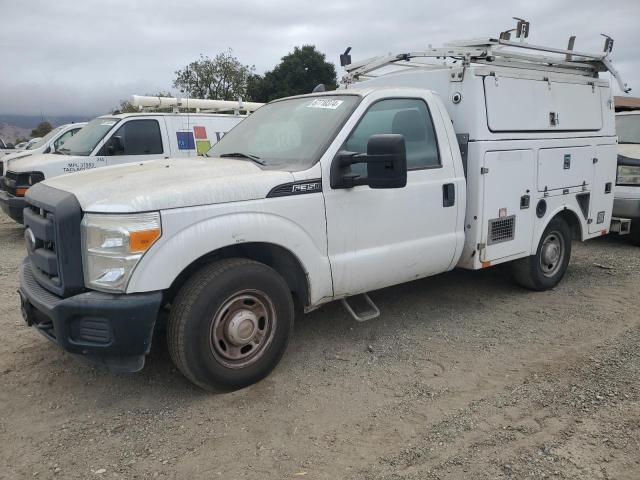 FORD F350 SUPER 2013 white pickup compressed natural gas 1FDRF3A66DEB92538 photo #1