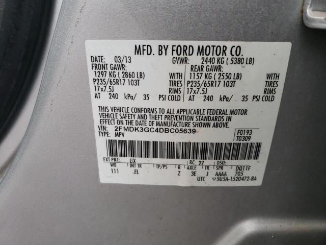 VIN 2FMDK3GC4DBC05639 2013 Ford Edge, SE no.13