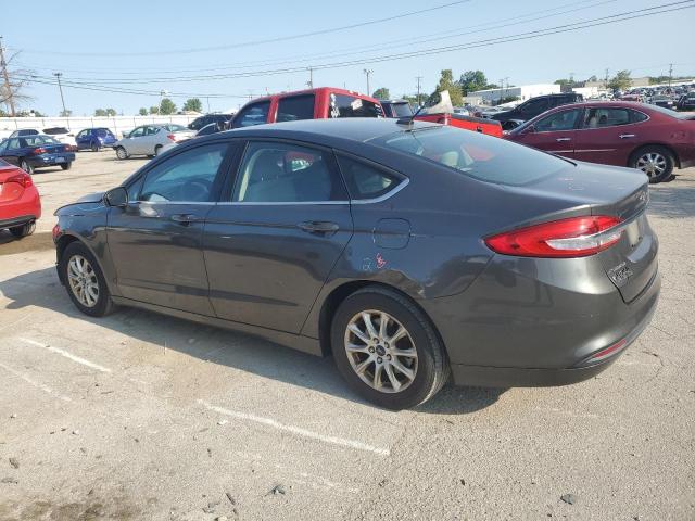 FORD FUSION S 2017 gray sedan 4d gas 3FA6P0G75HR162507 photo #3