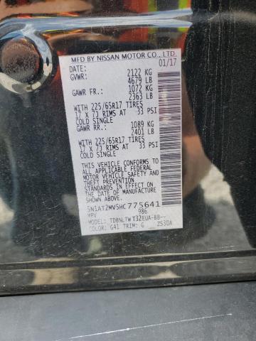 2017 NISSAN ROGUE SV - 5N1AT2MV5HC775641