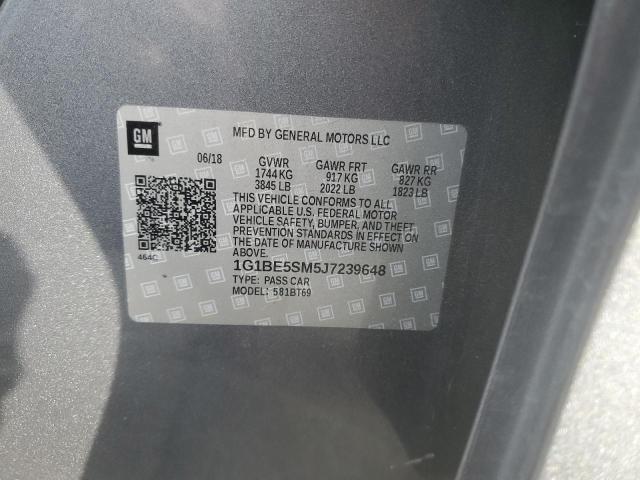 2018 CHEVROLET CRUZE LT - 1G1BE5SM5J7239648
