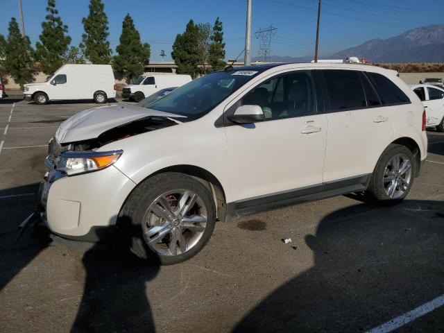 FORD EDGE SEL 2012 white  gas 2FMDK3J96CBA49986 photo #1