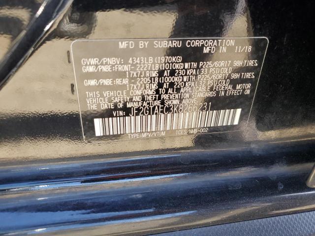 2019 SUBARU CROSSTREK - JF2GTAEC3K8266231