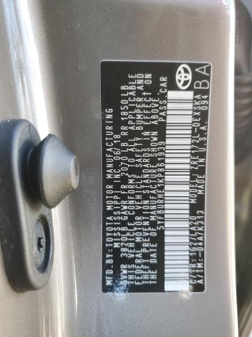 2019 TOYOTA COROLLA L - 5YFBURHE1KP861939