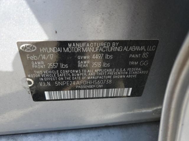 2017 HYUNDAI SONATA SE - 5NPE24AF0HH560738