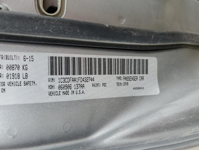 2015 DODGE DART SE - 1C3CDFAA1FD432744