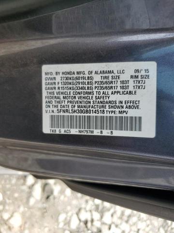 2016 HONDA ODYSSEY SE - 5FNRL5H30GB014518