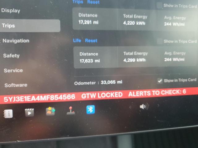 2021 TESLA MODEL 3 - 5YJ3E1EA4MF854566