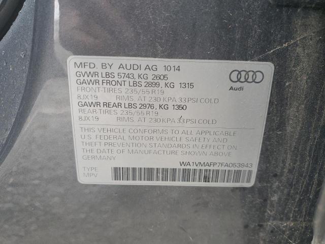 VIN WA1VMAFP7FA053943 2015 Audi Q5, Tdi Prestige no.13