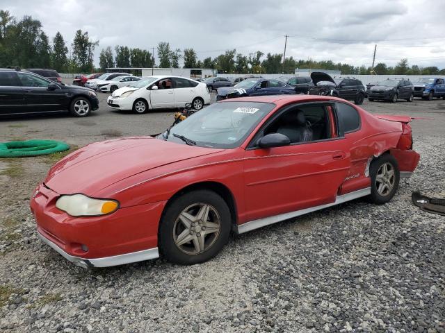 CHEVROLET MONTE CARL 2003 red  gas 2G1WX15KX39409423 photo #1