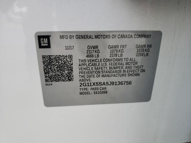 2018 CHEVROLET IMPALA LS 2G11X5SA5J9136756