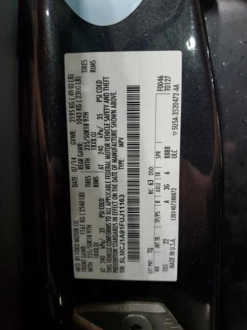 2015 LINCOLN MKC - 5LMCJ1A91FUJ11163