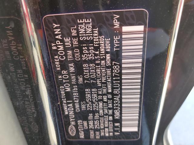 2020 HYUNDAI TUCSON LIM - KM8J33AL8LU117887