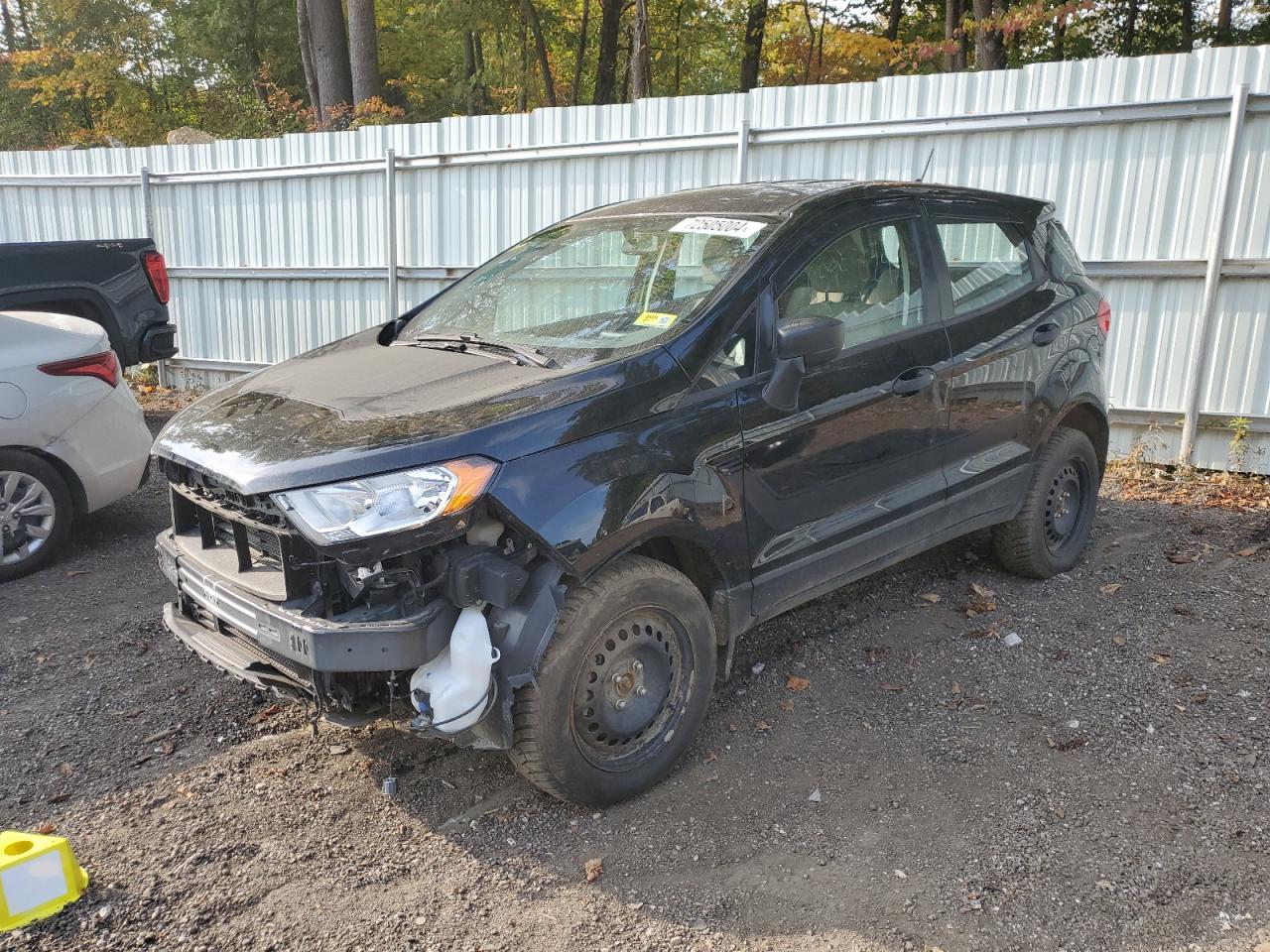 FORD ECOSPORT S 2022 black  gas MAJ6S3FL7NC461747 photo #1