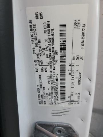 2018 FORD ESCAPE SE - 1FMCU9G98JUB48512