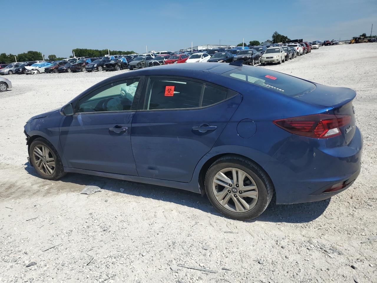 HYUNDAI ELANTRA SE 2020 blue  gas 5NPD84LF2LH508575 photo #3